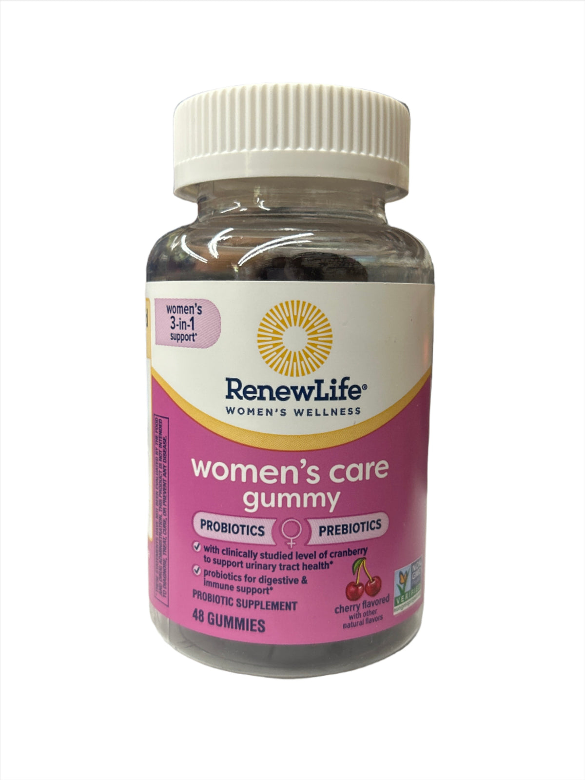 Probióticos + Prebióticos para el cuidado femenino sabor cereza