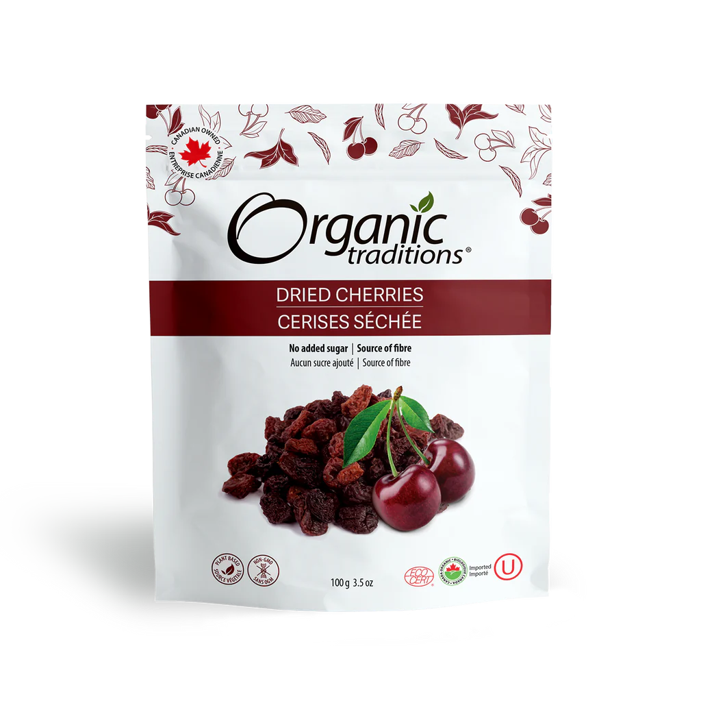ORGANIC TRADITIONS CHERRIES DRIED 3.5OZ