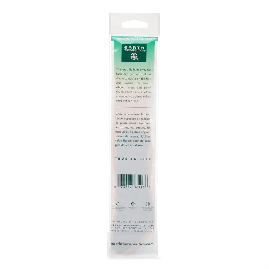EARTH THERAPEUTICS WOODEN FOOT-FILE