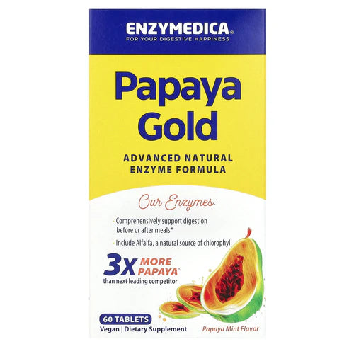 Papaya Gold Advance Formula 3x More Papaya 60 Tablets