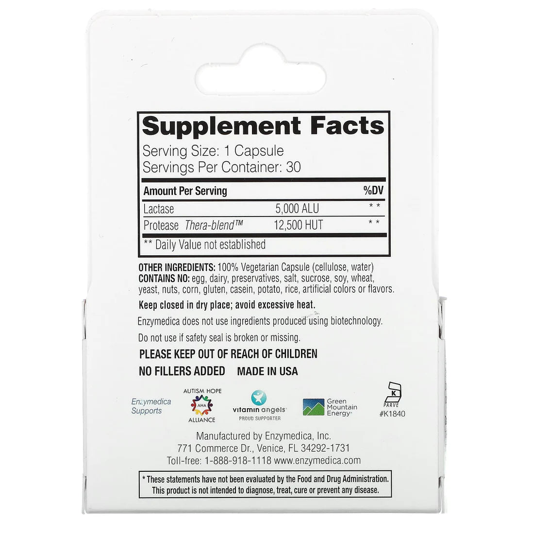 Dairy Assist Dairy Digestion 30 Capsules