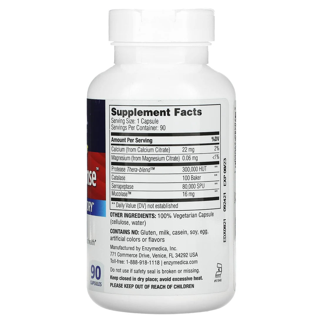 Enzyme Defense Extra Strength Immune & Respiratory 90 Capsules