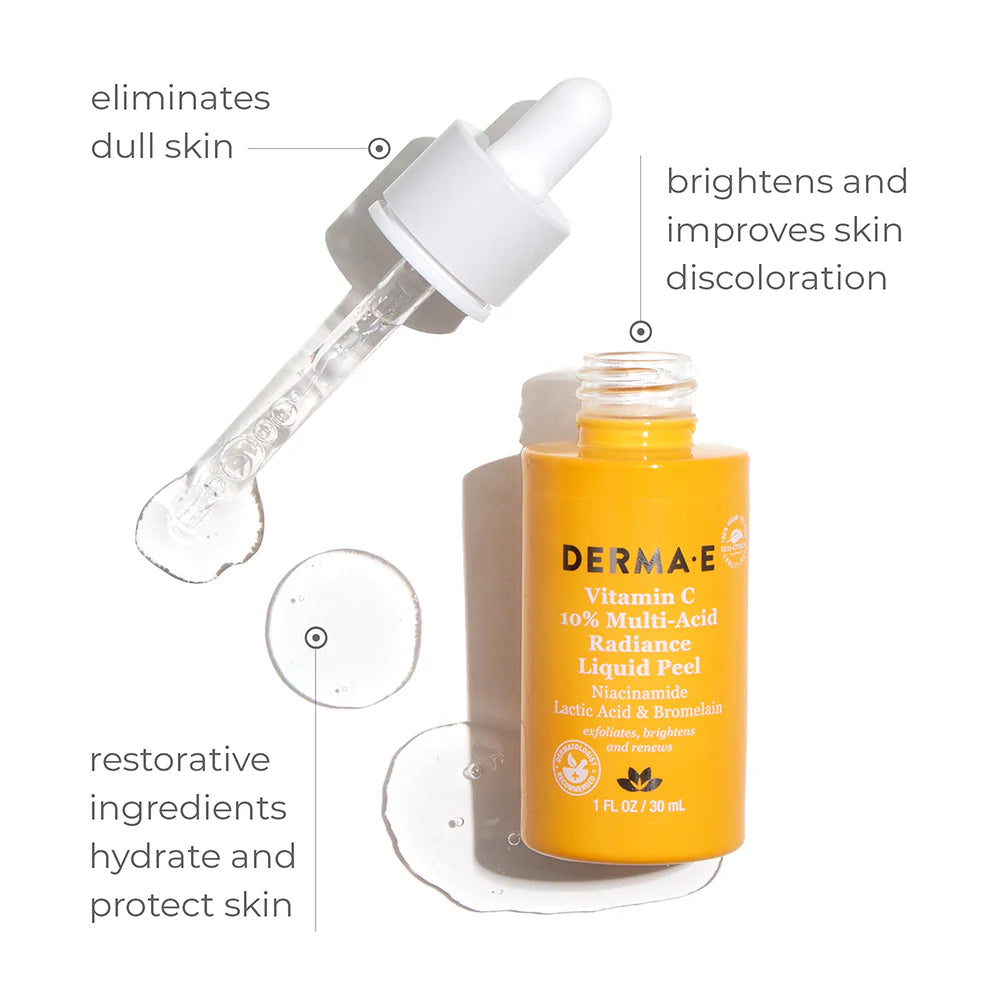 Derma E Vitamin C 10% Multi-Acid Radiance Liquid Peel