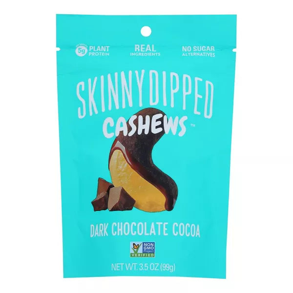 SKINNYDIPPED Cocoa Dipped Cashew 3.5 OZ