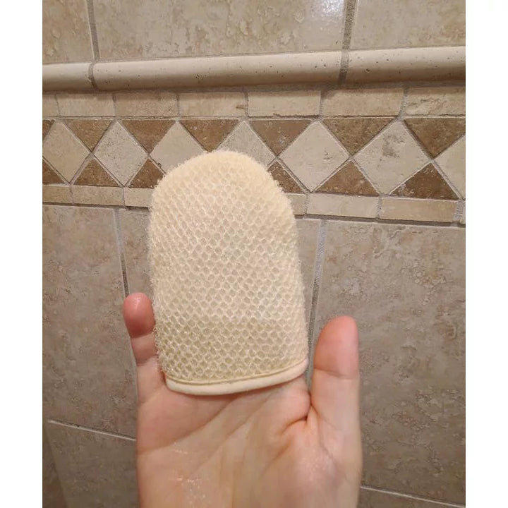 EARTH THERAPEUTICS SUPER LOOFAH EXFOLIATING FACIAL MITT 1UNIT