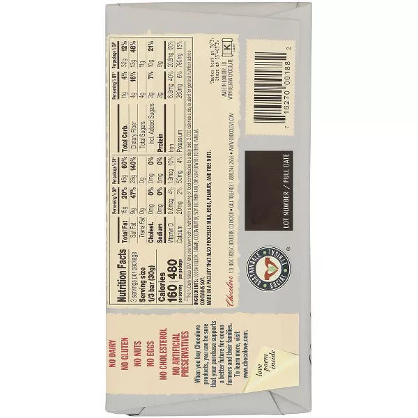 CHOCOLOVE Extreme Dark Chocolate 88% 3.2 OZ