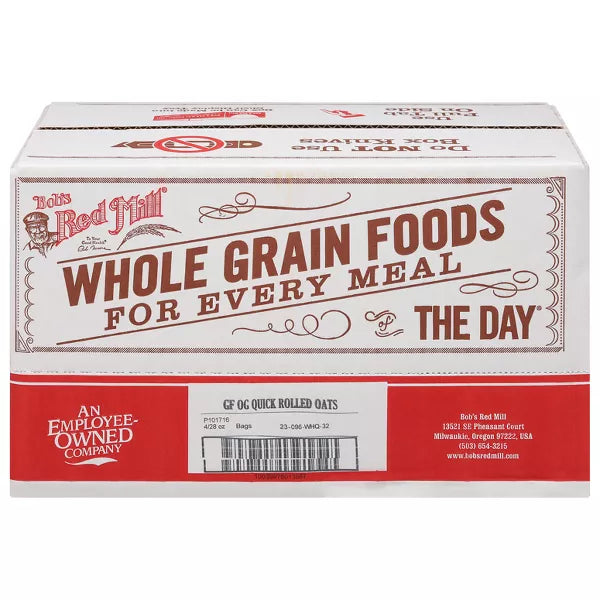 BOB`S RED MILL Quick Cooking Rolled Oats 28 OZ