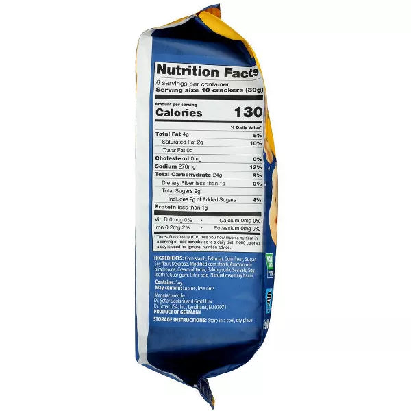 SCHAR Entertainment Crackers 6.2 OZ