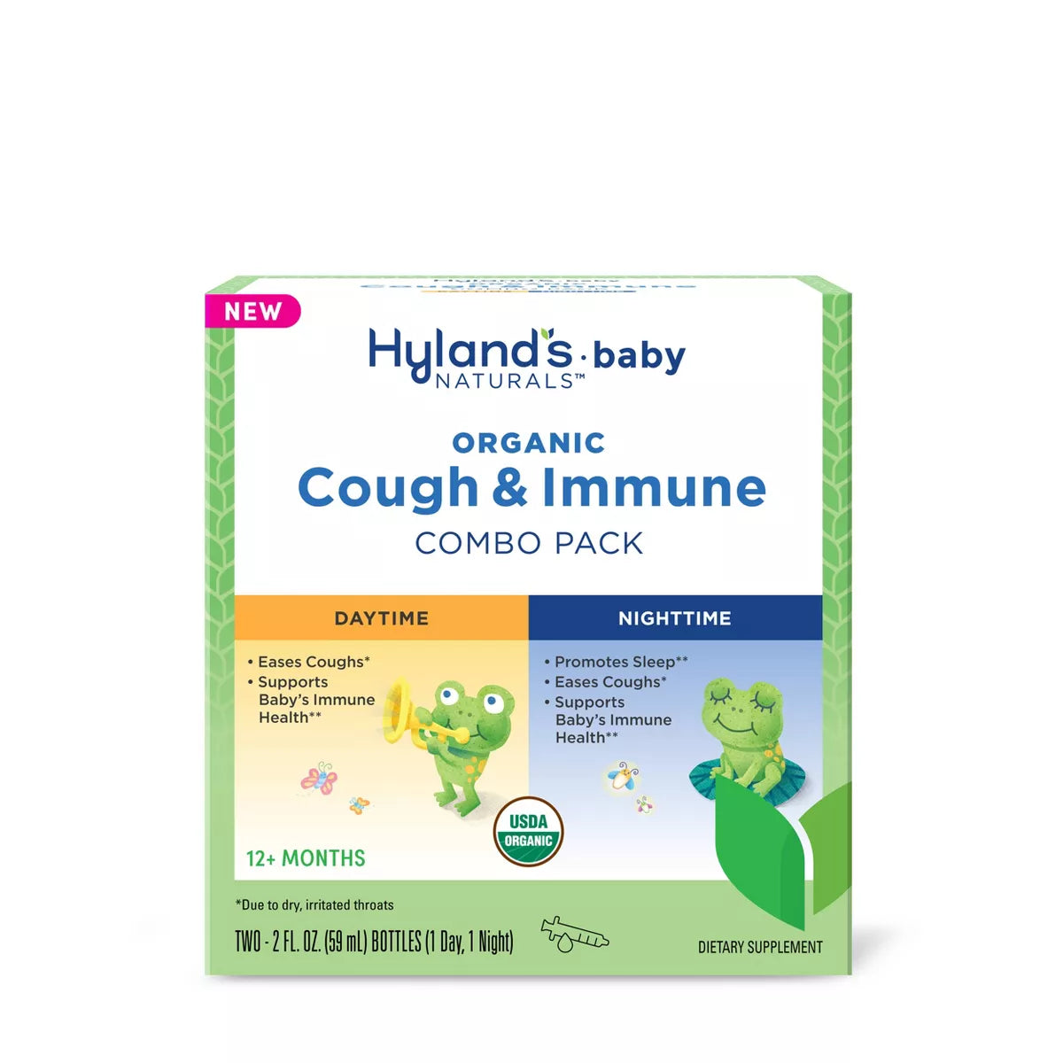 HYLAND'S BABY COUGH & IMMUNE D/N COMBO PACK 4OZ