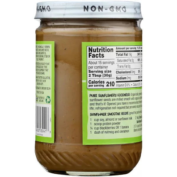 ONCE AGAIN Sunflower, Salt/Sugar Free 16 OZ