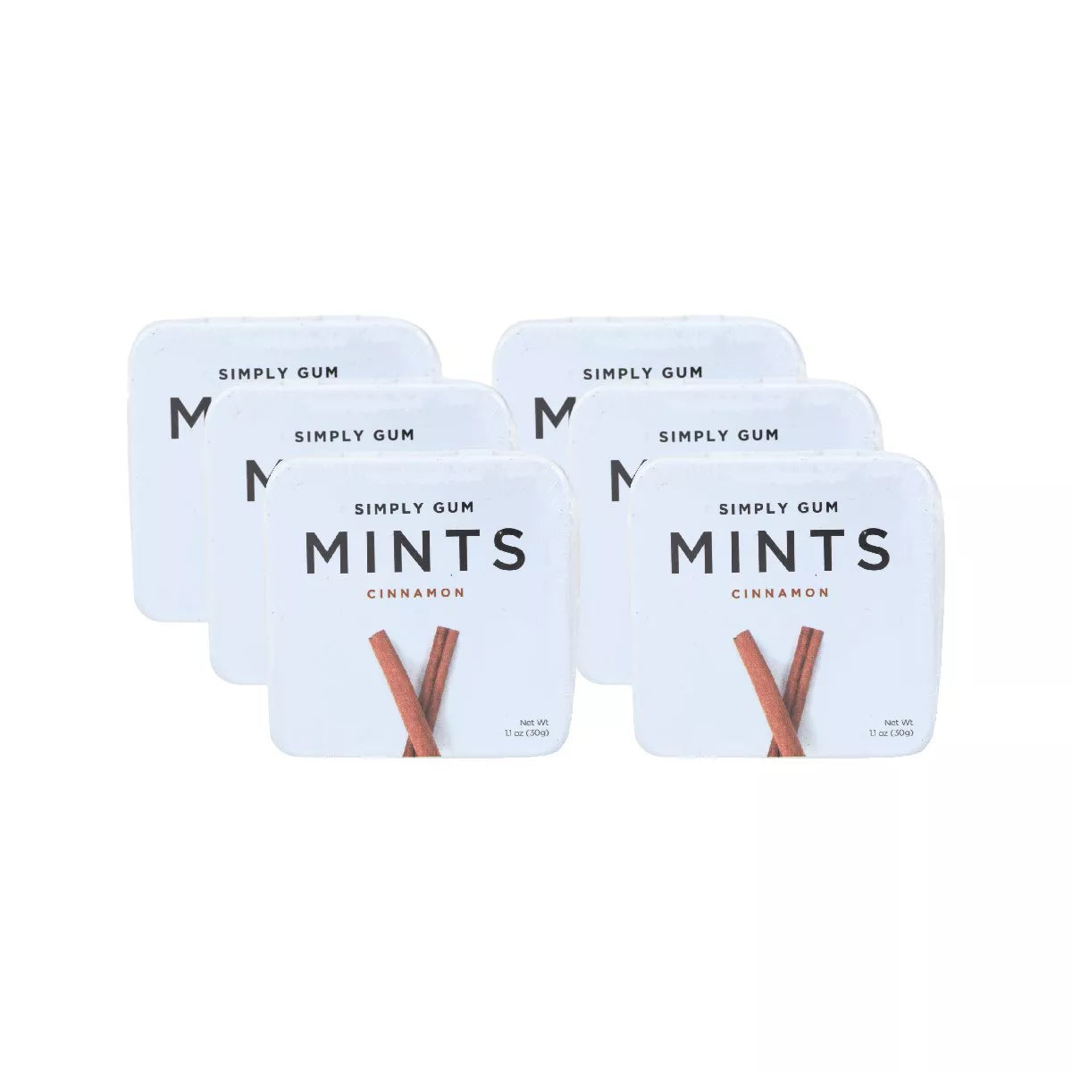 SIMPLY GUM Cinnamon Mints 30 CT
