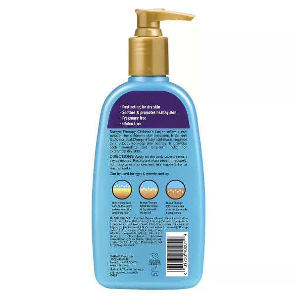 SHIKAI BORAGE DRY SKIN CHILDREN’S LOTION 8OZ