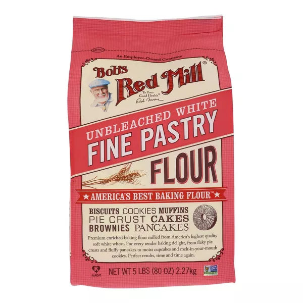 BOB`S RED MILL Fine Unbl White Pastry Flour 5 LB