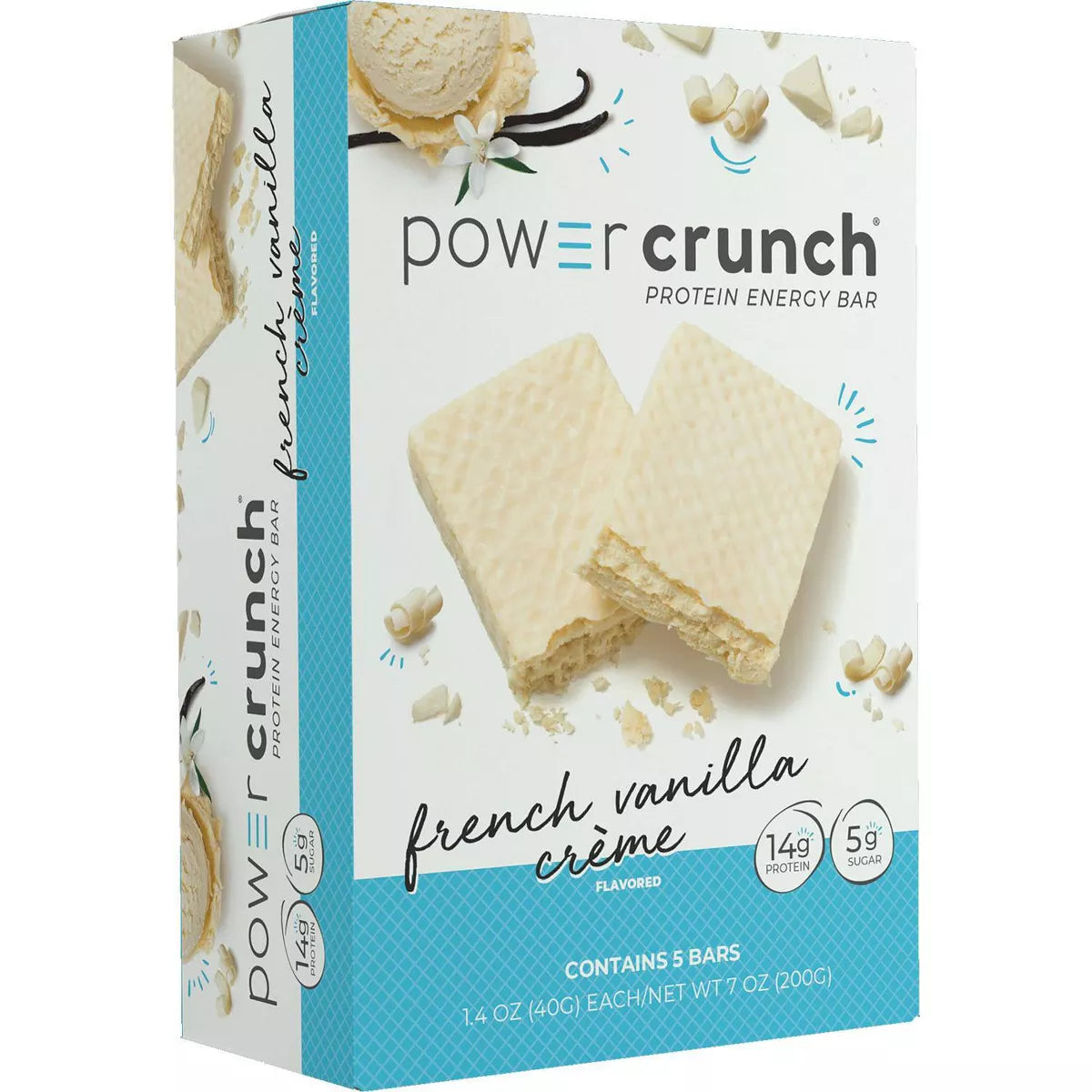 POWER CRUNCH French Vanilla Creme 5 pack - 1.4 OZ each