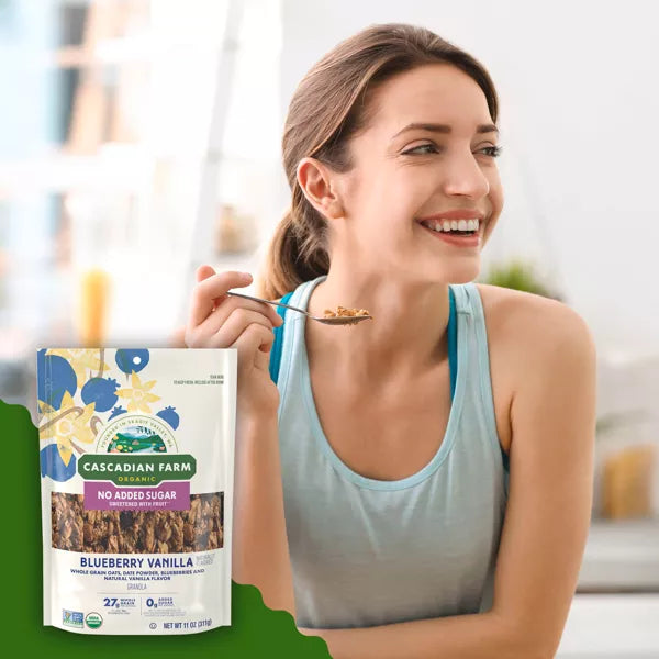 CASCADIAN FARM Blueberry Vanilla Granola 11 OZ
