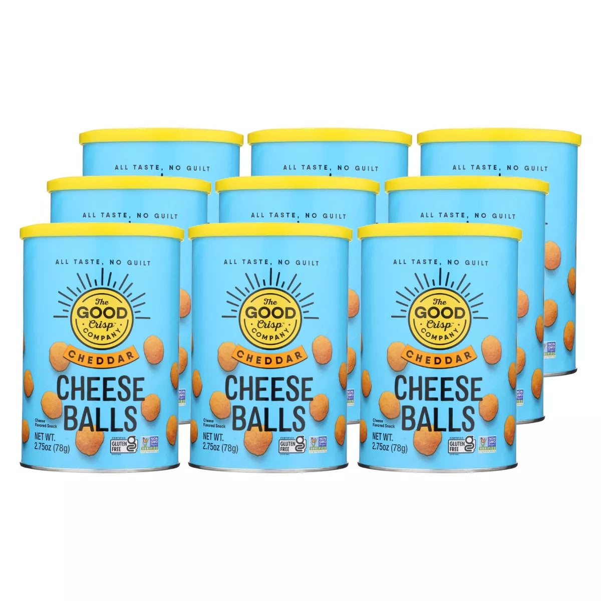 THE GOOD CRISP COMPANY Cheddar Cheese Balls 2.75 OZ