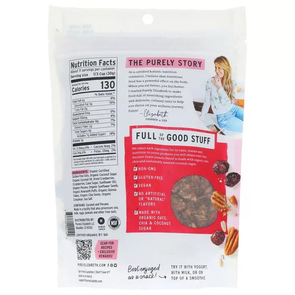 PURELY ELIZABETH Cranberry Pecan 12 OZ