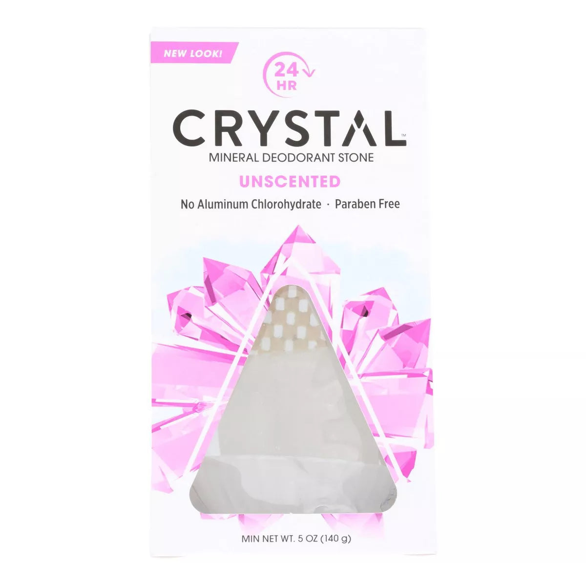 CRYSTAL MINERAL DEODORANT STONE UNSCENTED 0.5 OZ