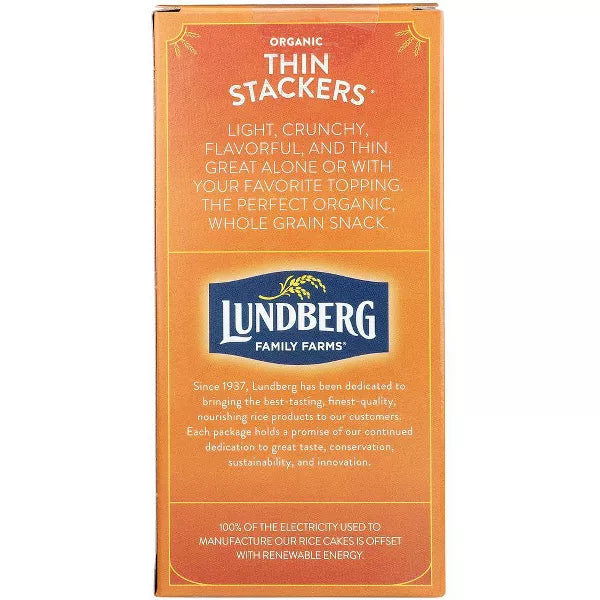 LUNDBERG FAMILY FARMS Thin Stackers, Red Rice & Quinoa 6 OZ