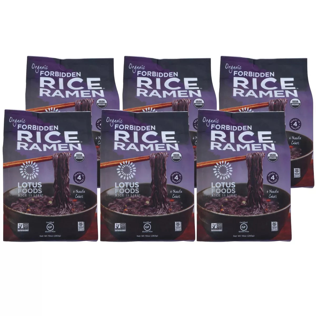 LOTUS FOODS Forbidden, 4 Pack 10 OZ