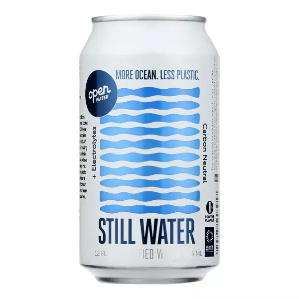 OPEN WATER Aluminum Can 12 OZ