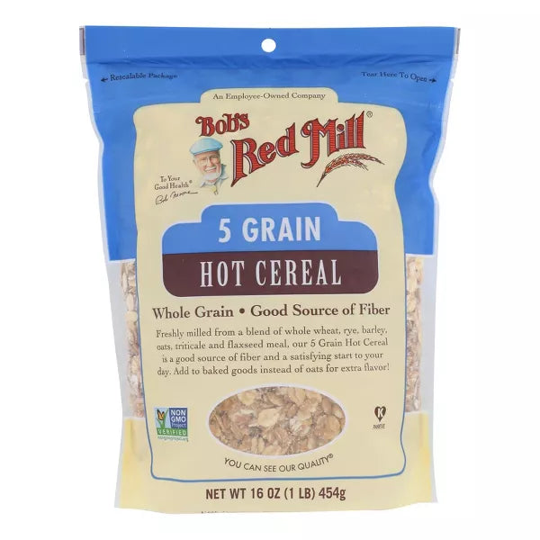BOB`S RED MILL 5 Grain, Rolled, Hot 16 OZ