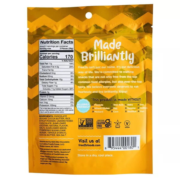 FREE2B Sun Cups Minis Rice Chocolate 4.2 OZ