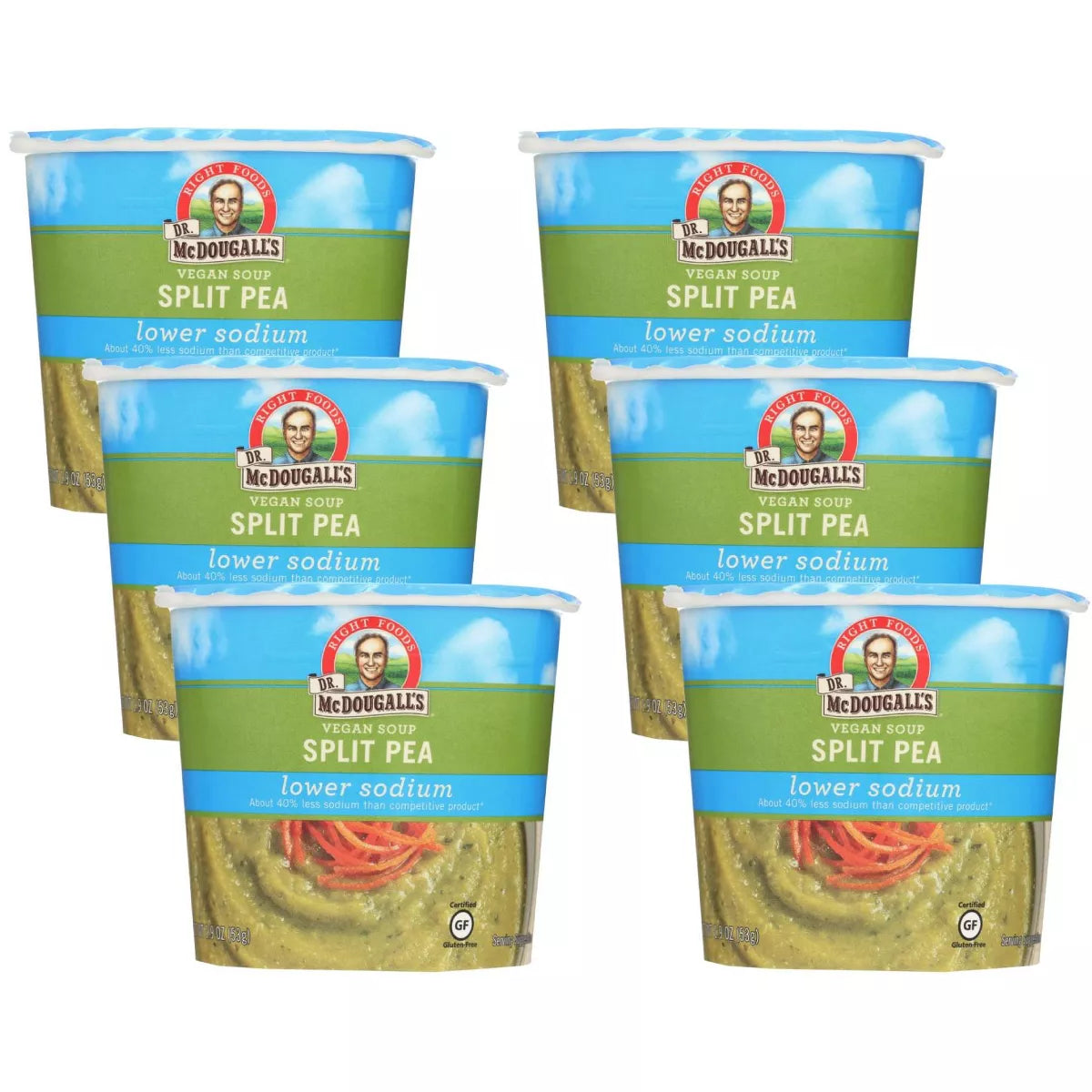 DR. MCDOUGALL`S Split Pea, Gluten Free 1.9 OZ