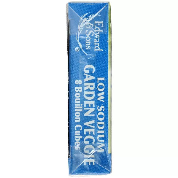EDWARD & SONS Veggie, Low Sodium, Cubes 2.2 OZ