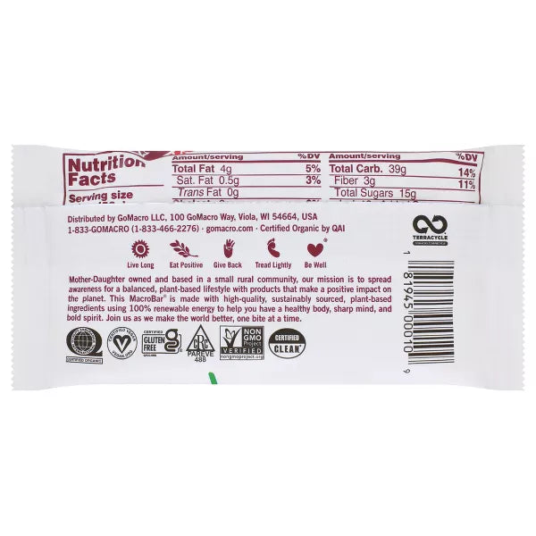 GOMACRO Cherries + Berries 2 OZ