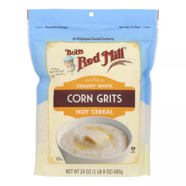 BOB`S RED MILL Grits, White Corn 24 OZ