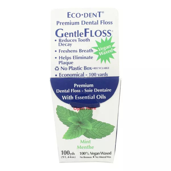 ECODENT DISPLAY GENTLE FLOSS 100 YD