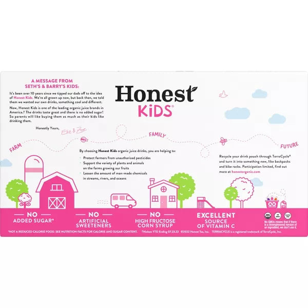 HONEST KIDS Berry Berry Good Lemonade 6.75 OZ