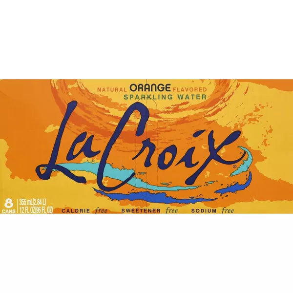 LaCroix Orange Sparkling Water - 12 fl oz