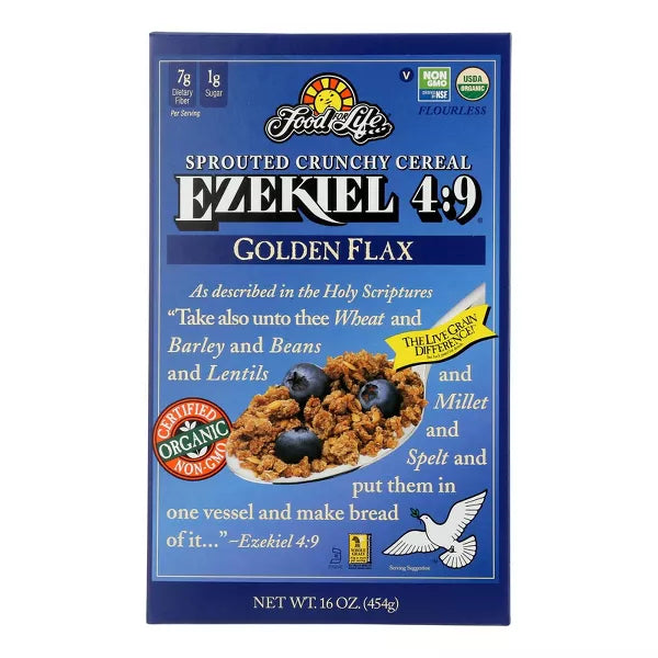 FOOD FOR LIFE Ezekiel 4:9 Golden Flax 6/16 OZ