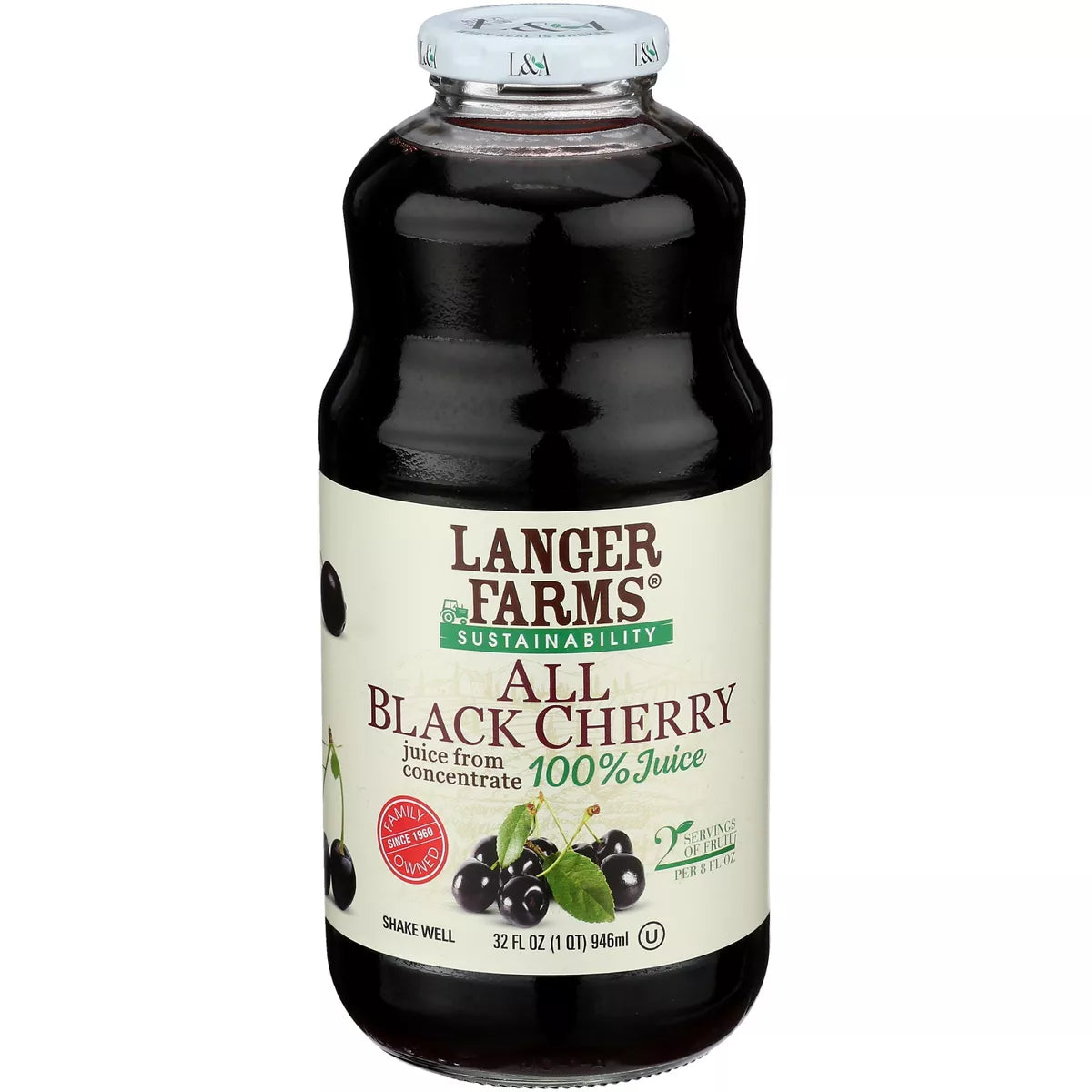 L & A JUICE All Cherry 32 OZ