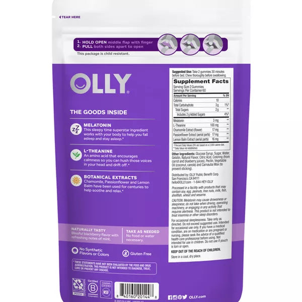 NEW FORMULA - CALM PECTIN SLEEP GUMMIES 120CT