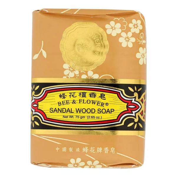 BEE & FLOWER SANDALWOOD SOAP 2.65OZ