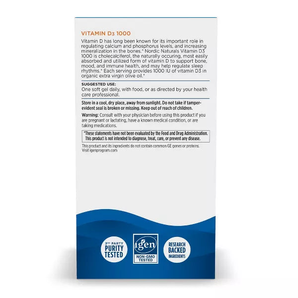 Nordic Naturals Vitamin D3 5000iu