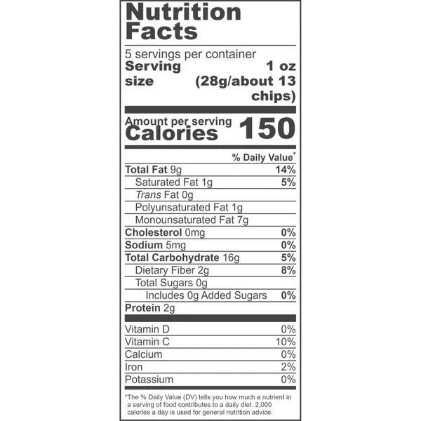 KETTLE BRAND Original, Unsalted 5 OZ