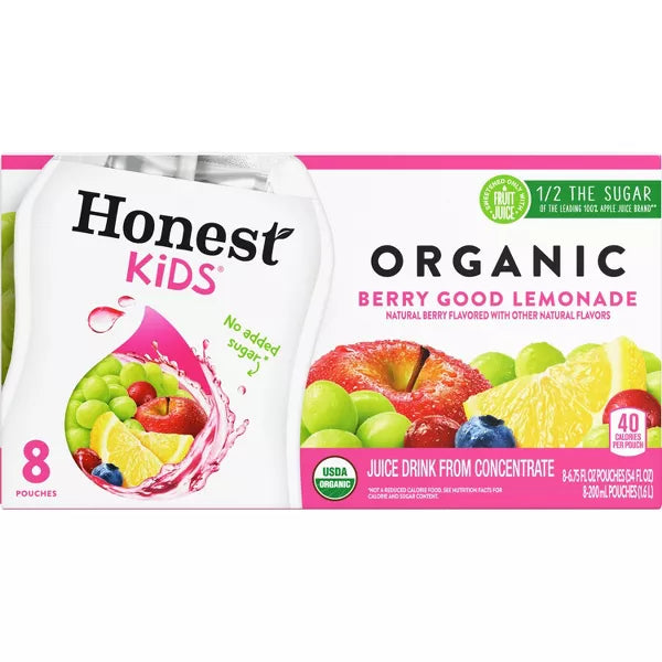 HONEST KIDS Berry Berry Good Lemonade 6.75 OZ