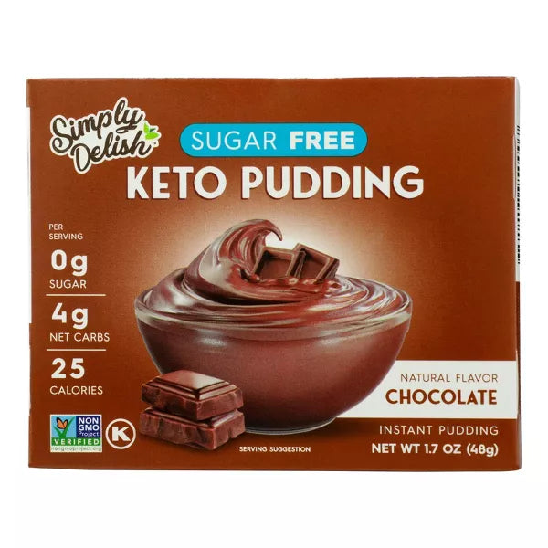 SIMPLY DELISH Mix,Chocolate Pudding 1.7 OZ