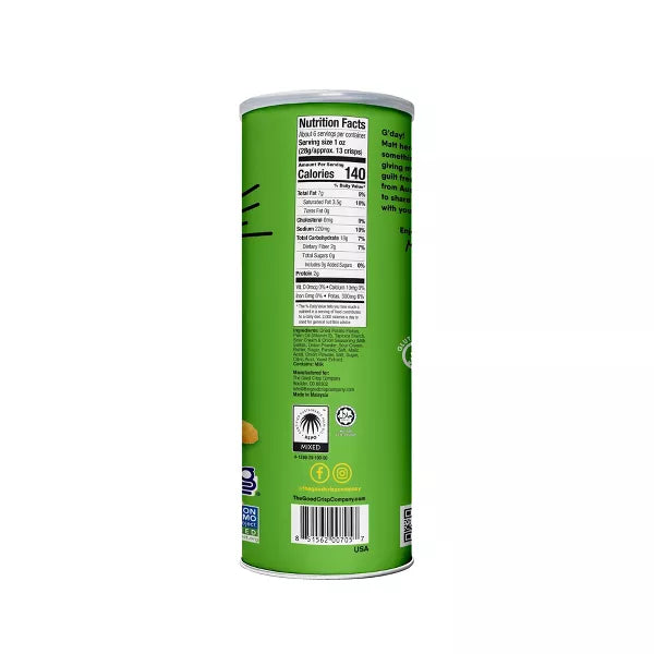 THE GOOD CRISP COMPANY Sour Cream and Onion 5.6 OZ