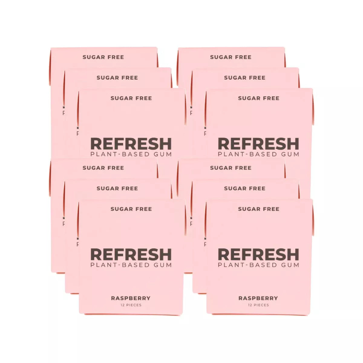 REFRESH GUM Raspberry 12/12 CT