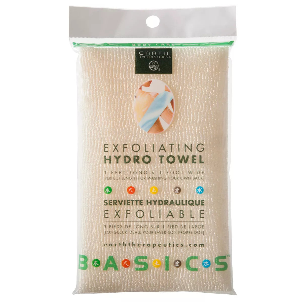 EARTH THERAPEUTICS EXFOLIATING HYDRO TOWEL