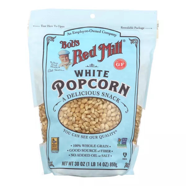 BOB`S RED MILL White Popcorn 30 OZ