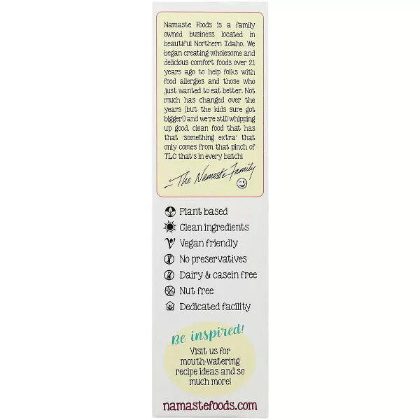 NAMASTE FOODS Spice Cake (w/Carrot Cake Option) 26 OZ