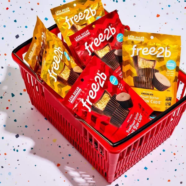 FREE2B Sun Cups Minis Rice Chocolate 4.2 OZ