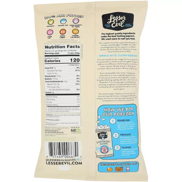 LESSER EVIL Oh My Ghee 12/4.6 OZ