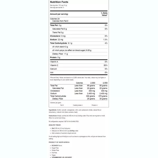 SIMPLY DELISH Strawberry .7 OZ